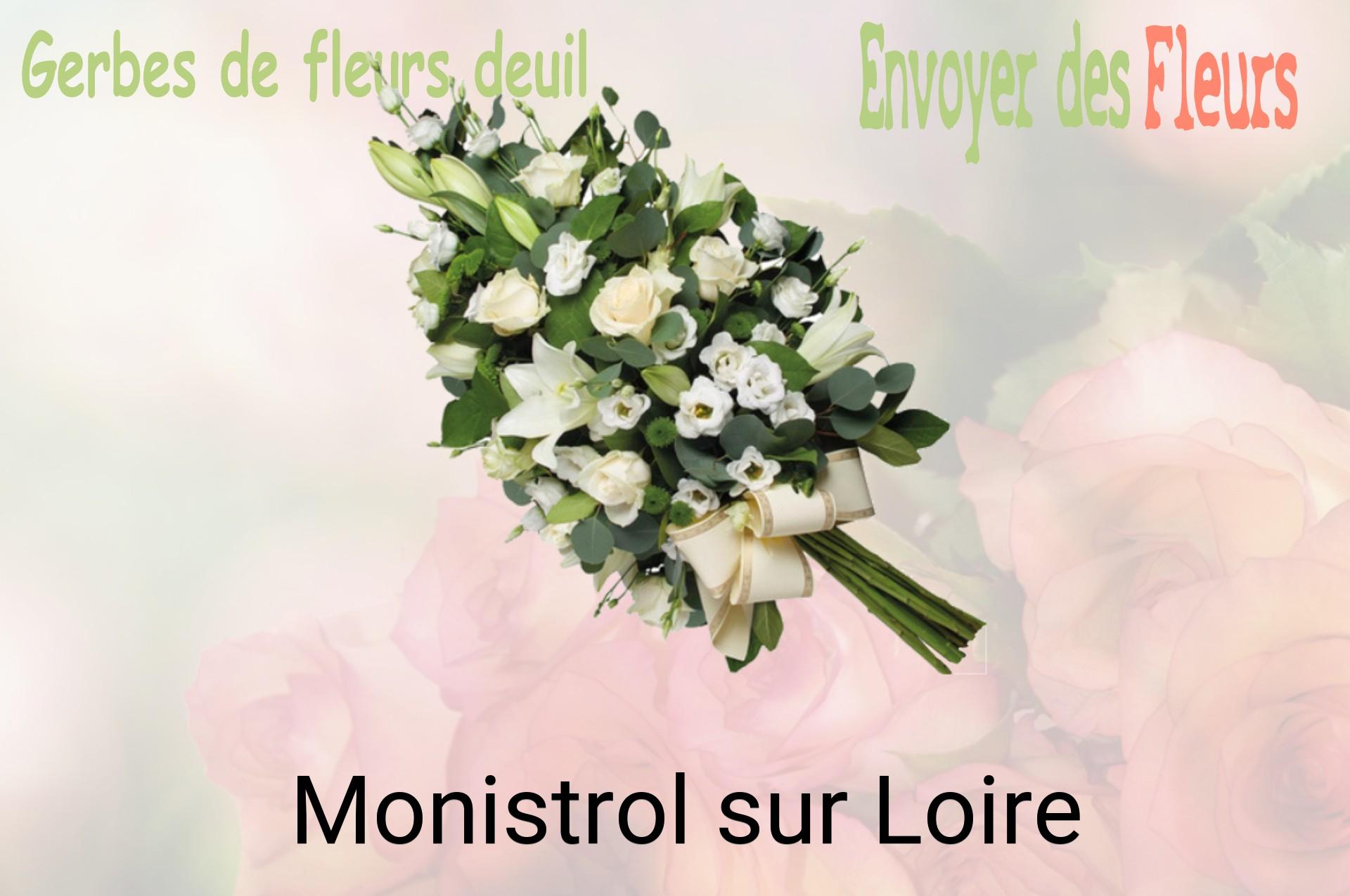 Gerbe de fleurs de deuil livrée à Monistrol-sur-Loire